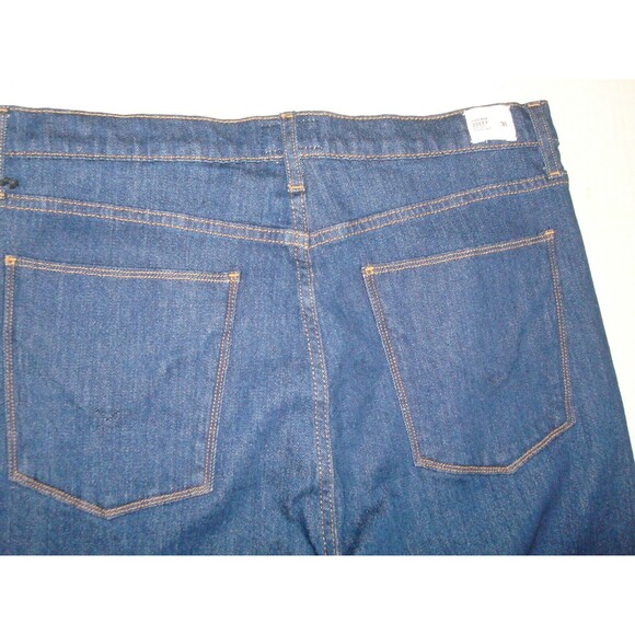 New Womens Designer Hudson Jeans 31 NWT High Rise Zoeey Straight Deep Blue Dark - Picture 6 of 6